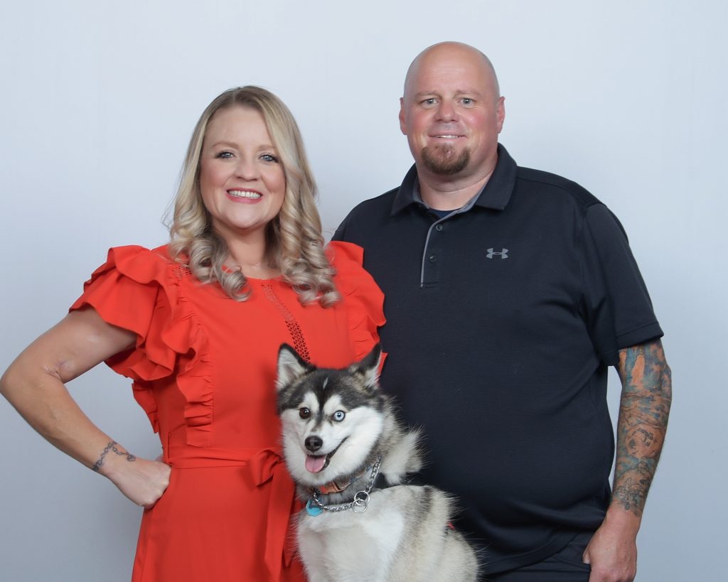 Christina Michael and dog family pic
