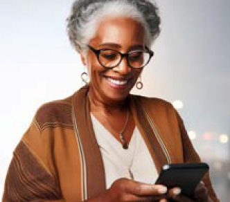 Person on phone